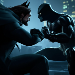 batman vs john wick fight scene